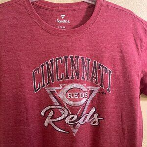 Cincinnati Reds Baseball MLB Team Fanatic Red Mens XL Shirt